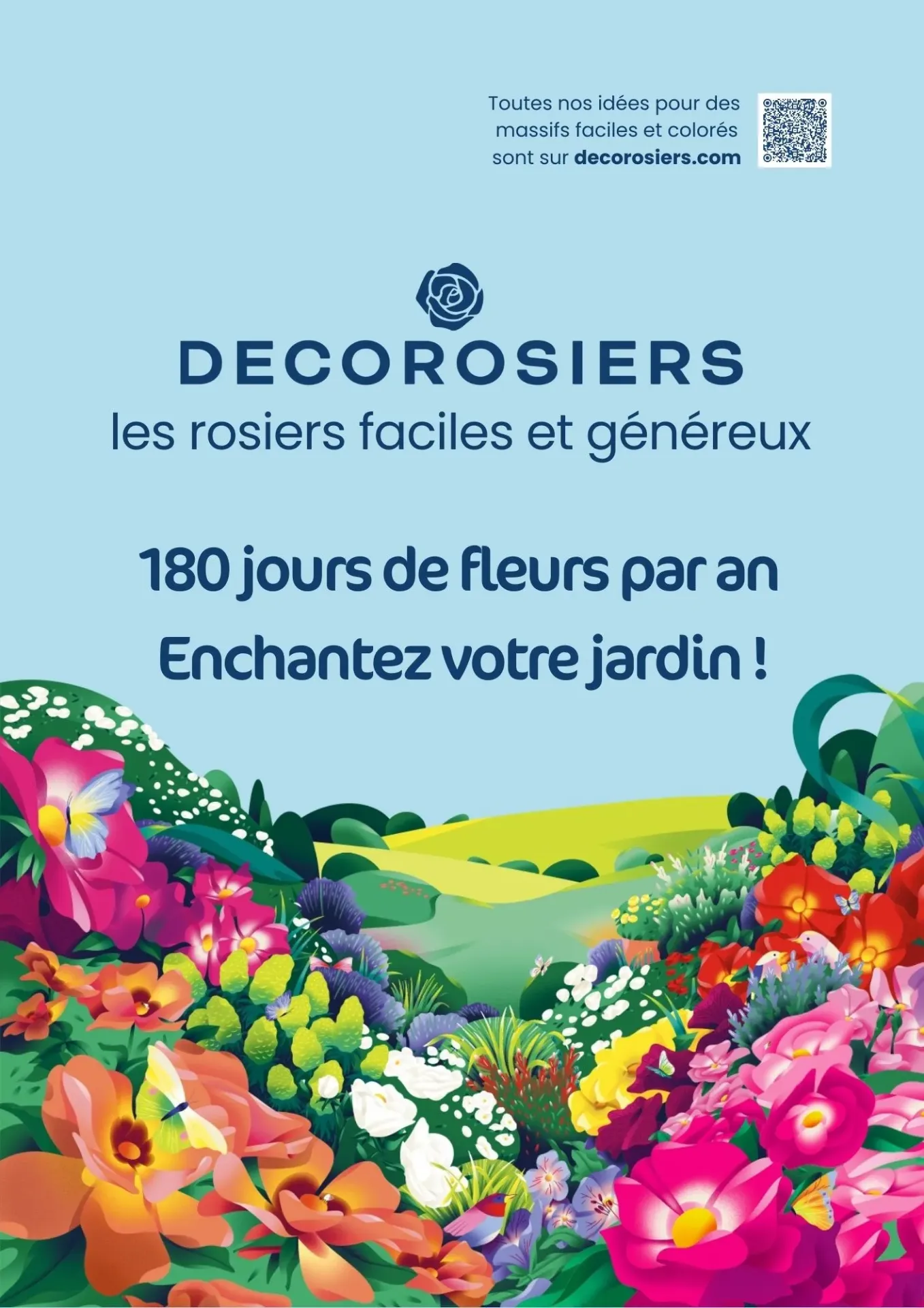 Affiche A4 PVC "Enchantez votre jardin"